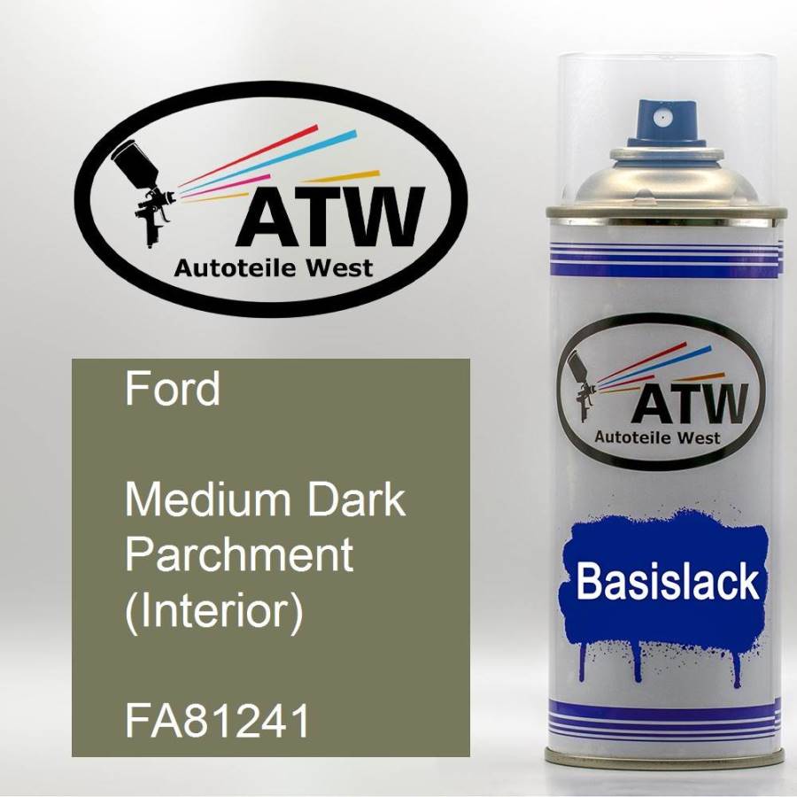 Ford, Medium Dark Parchment (Interior), FA81241: 400ml Sprühdose, von ATW Autoteile West.